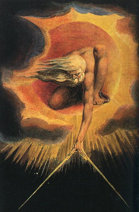 God as an Architect, Blake, William